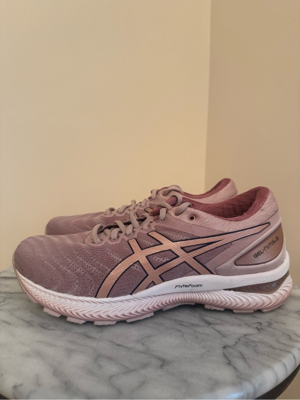 ASICS Gel-Nimbus 22 Women’s Size 8.5 Watershed Rose Pink Running Shoes